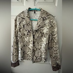 Lusi Snake print jacket